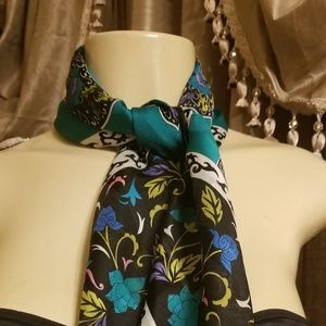 Turquoise paisley scarf! Evening wear/ Work wear